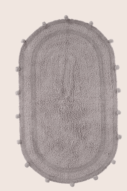 Lampetie | Eris Tekli Banyo Paspası 70x120 Gri