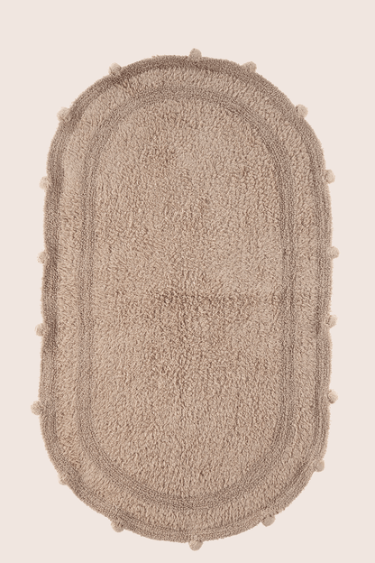 Lampetie | Eris Tekli Banyo Paspası 70x120 Kahvarengi