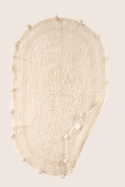 Lampetie | Eris Tekli Banyo Paspası 70x120 Bej