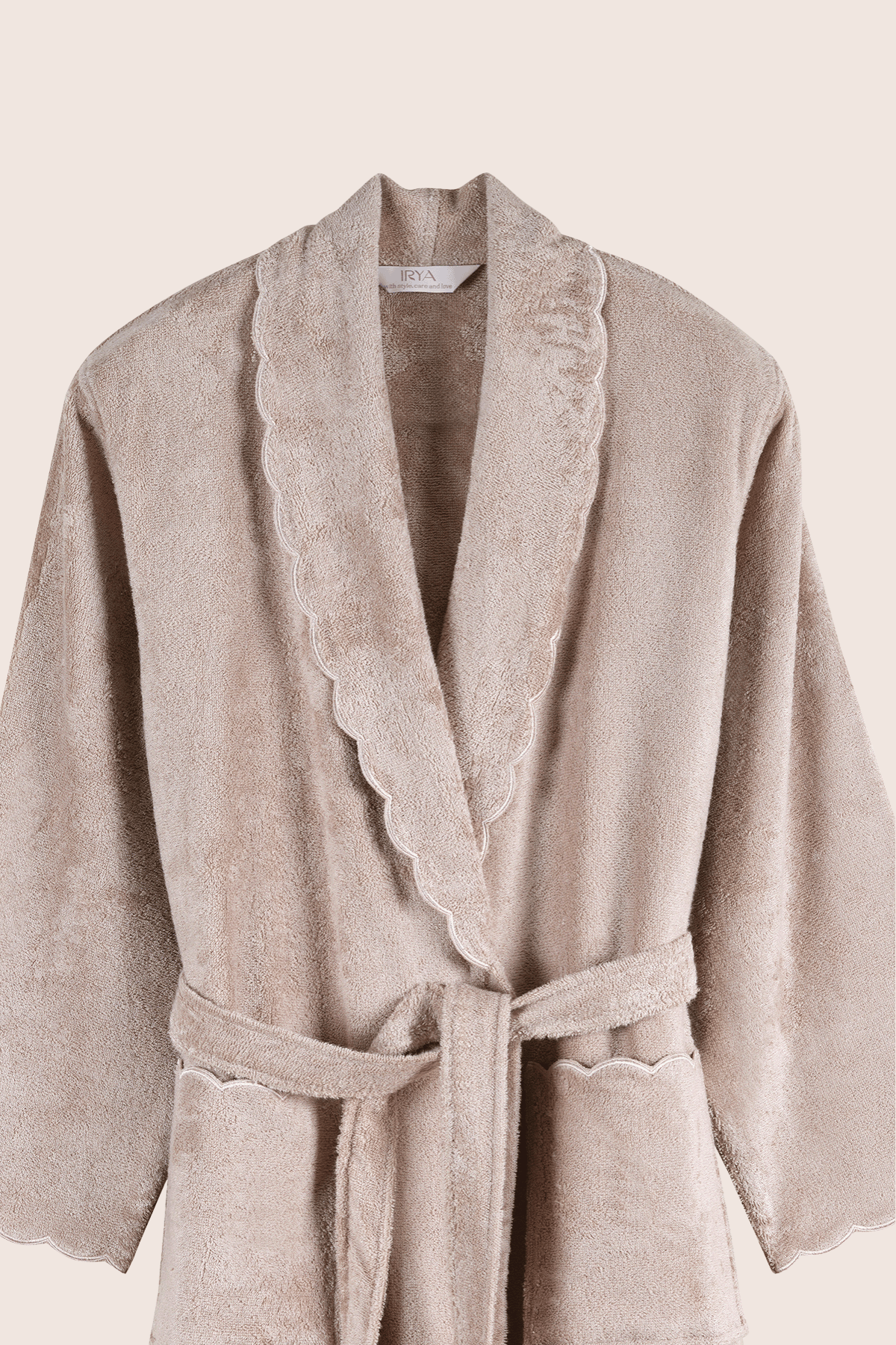 Lindy Bambu Kadın Bornoz Bej