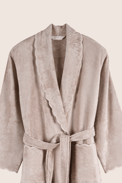 Lindy Bambu Kadın Bornoz Bej