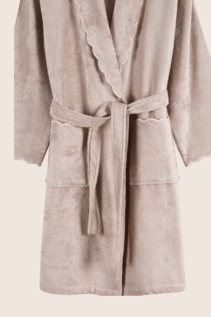 Lindy Bambu Kadın Bornoz Bej