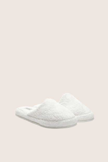 Sedef Bambu Unisex Havlu Terlik Ekru