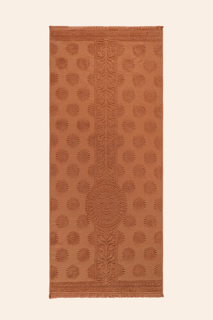 Solara %100 Pamuk Plaj Havlusu 80x170 cm Orange Sun