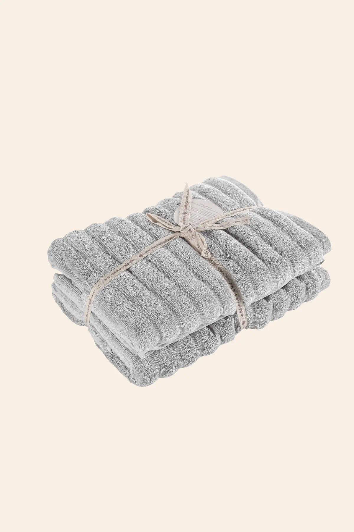 Arora %100 Pamuk  Havlu Seti Ash Grey