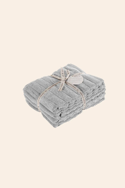 Arora %100 Pamuk  Havlu Seti Ash Grey