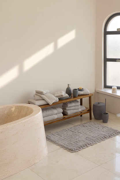 Mısır %100 Mısır Pamuğu  Havlu Seti Cool Grey