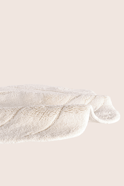 Le Perla Tekli Banyo Paspası Bambu 80x90 Ekru