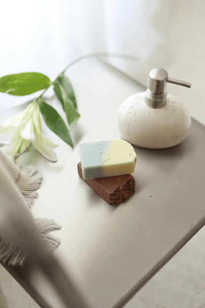 Travertine 5 Parça Banyo Seti Açık Bej