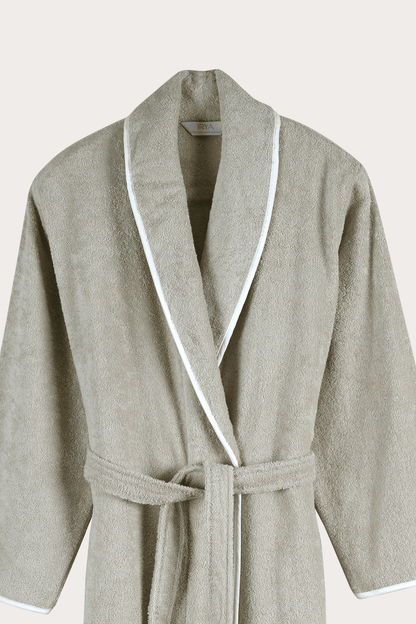 Allesi %100 Pamuk Kadın Bornoz Mint