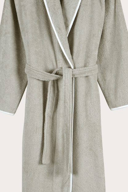 Allesi %100 Pamuk Kadın Bornoz Mint