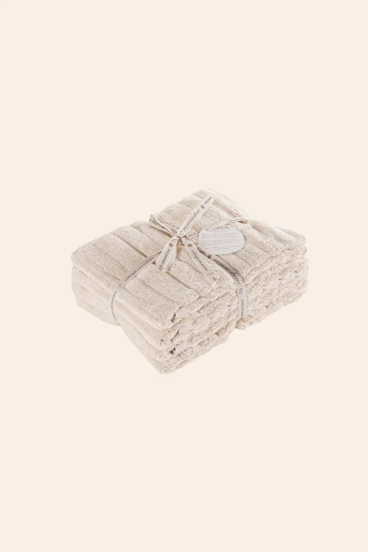 Arora %100 Pamuk  Havlu Seti Sandy Beige