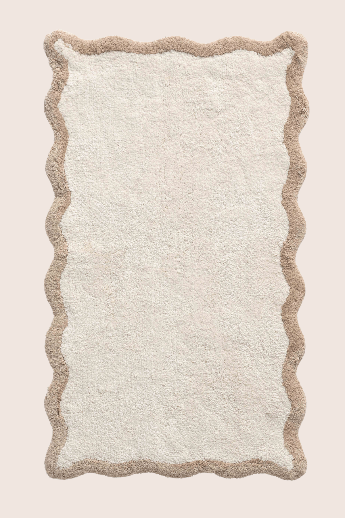 Scallop Tekli Banyo Paspası Bambu 60x100 Bej