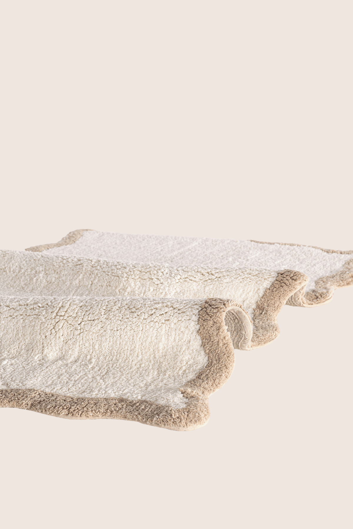 Scallop Tekli Banyo Paspası Bambu 60x100 Bej