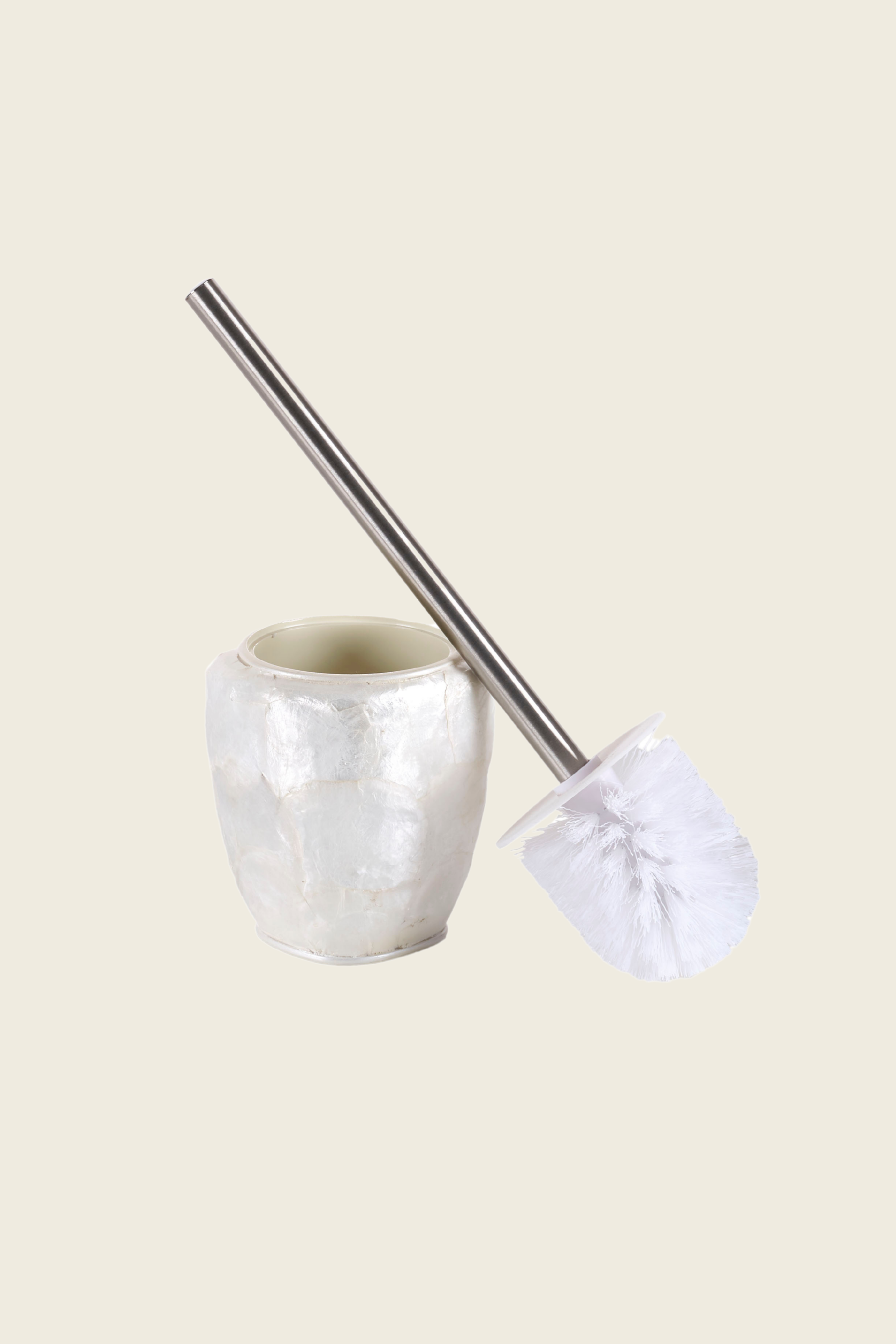 Sedef 5 Piece Bathroom Set Ecru