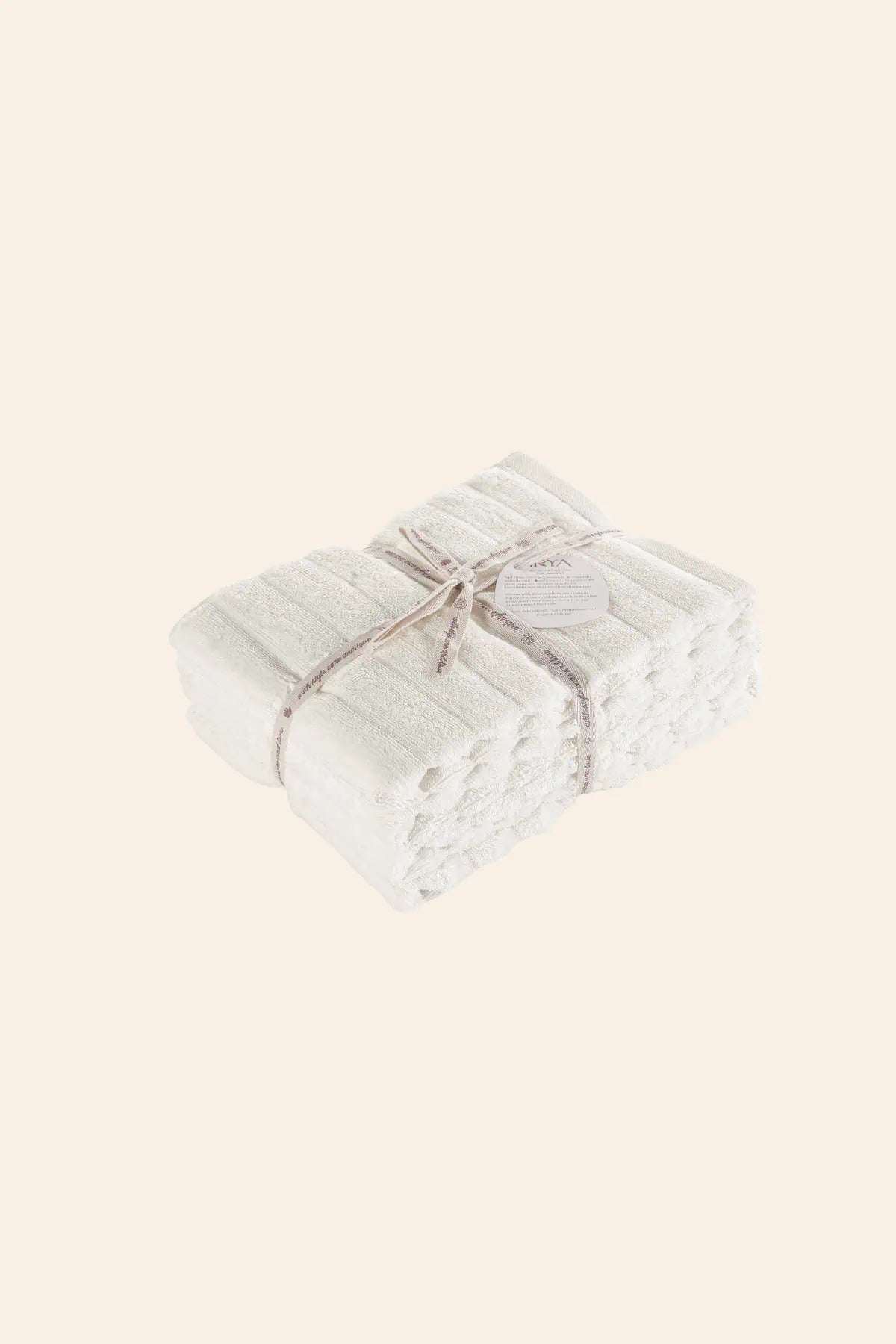 Arora %100 Pamuk  Havlu Seti Milk