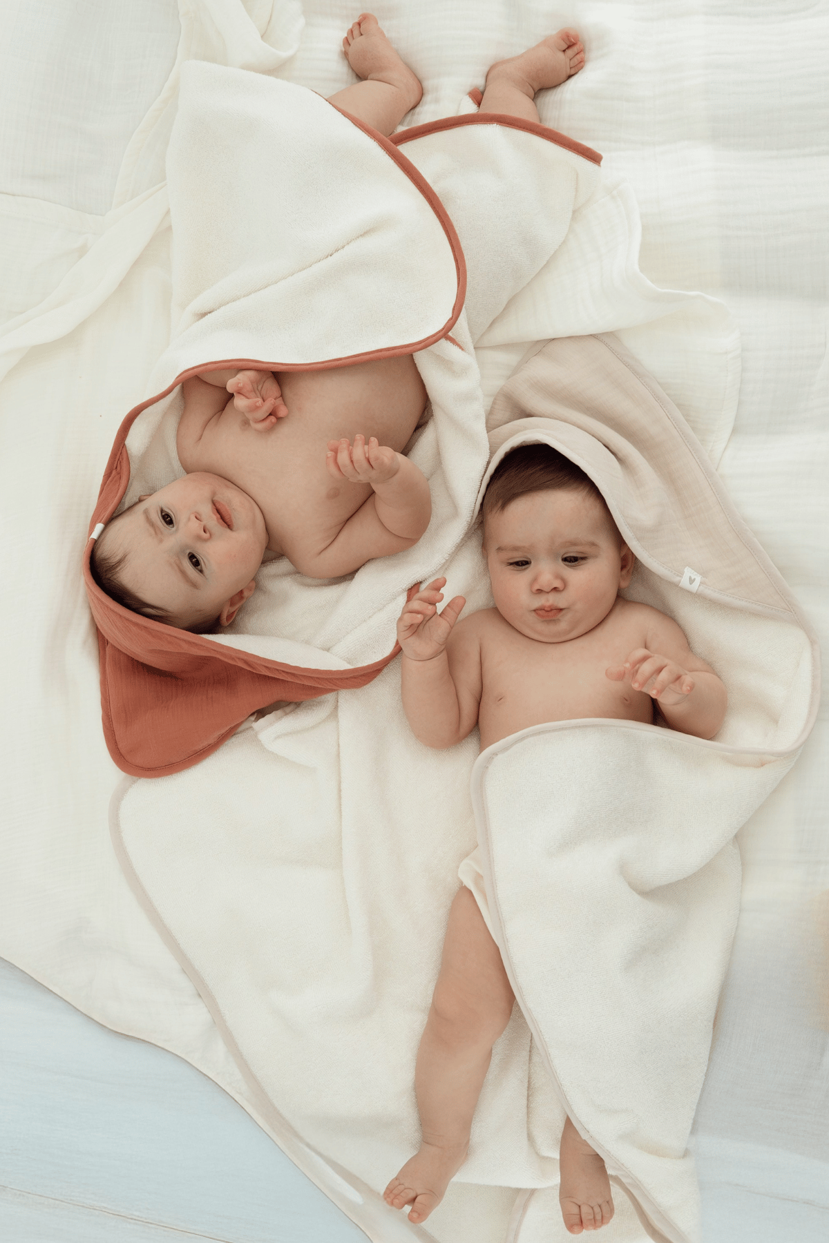 Joy of Colors Organic Cotton Muslin Baby Swaddle Beige 75x75