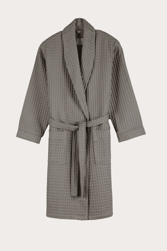Aura Waffle Bornoz Takımı Gri