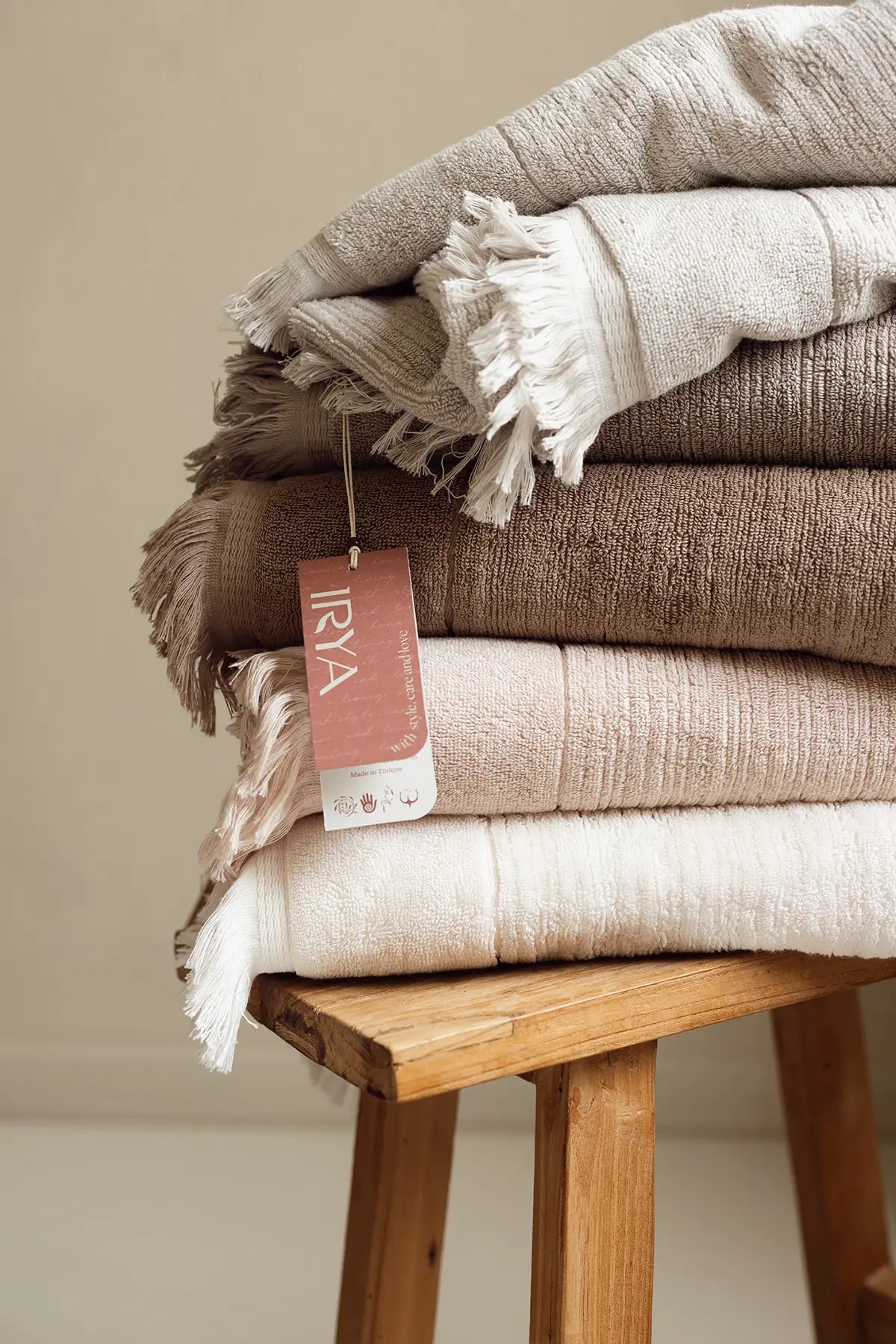 Fiona 100% Cotton Towel 50x90 cm Milk