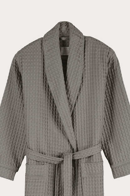 Aura Waffle Erkek Bornoz Gri