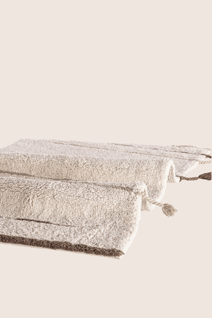 Earth Tekli Banyo Paspası %100 Pamuk 60x100 cm Kahverengi