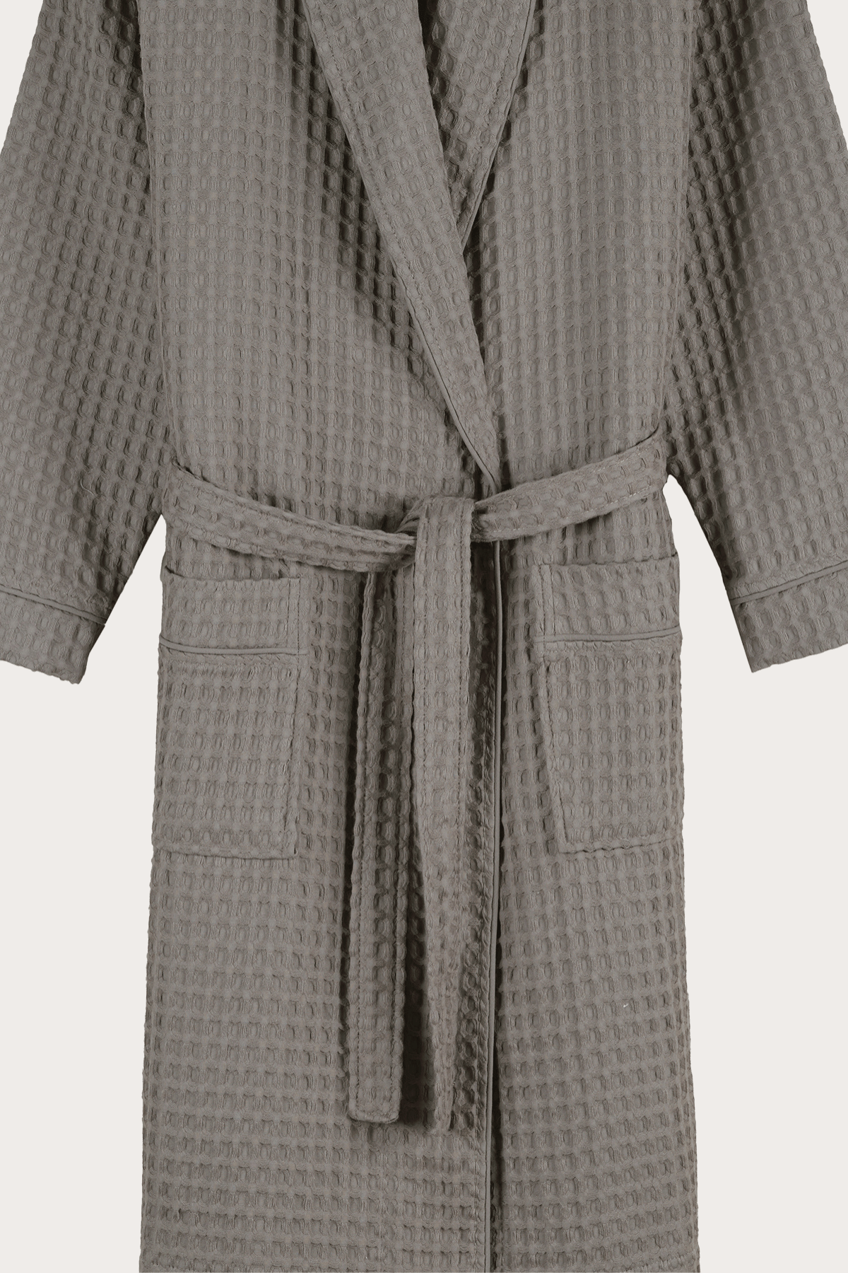 Aura Waffle Erkek Bornoz Gri