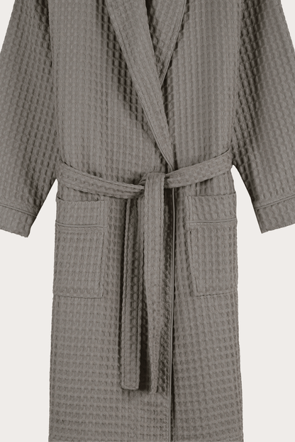 Aura Waffle Erkek Bornoz Gri