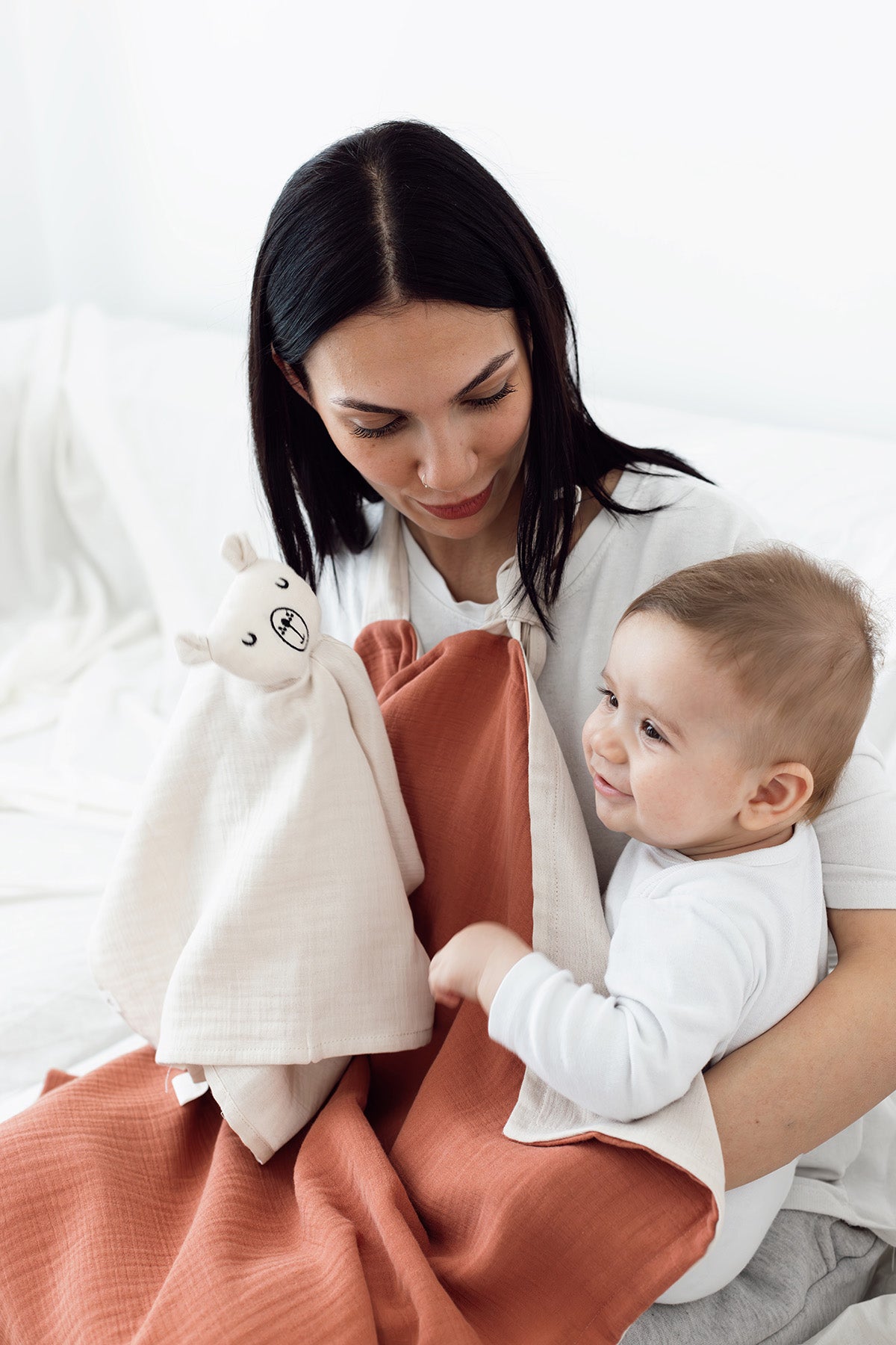 Colors of Joy Organic Cotton Muslin 4 Layer Nursing Cover Tile