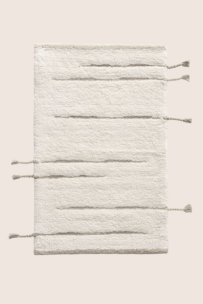 Earth Tekli Banyo Paspası %100 Pamuk 50x80 cm Yeşil