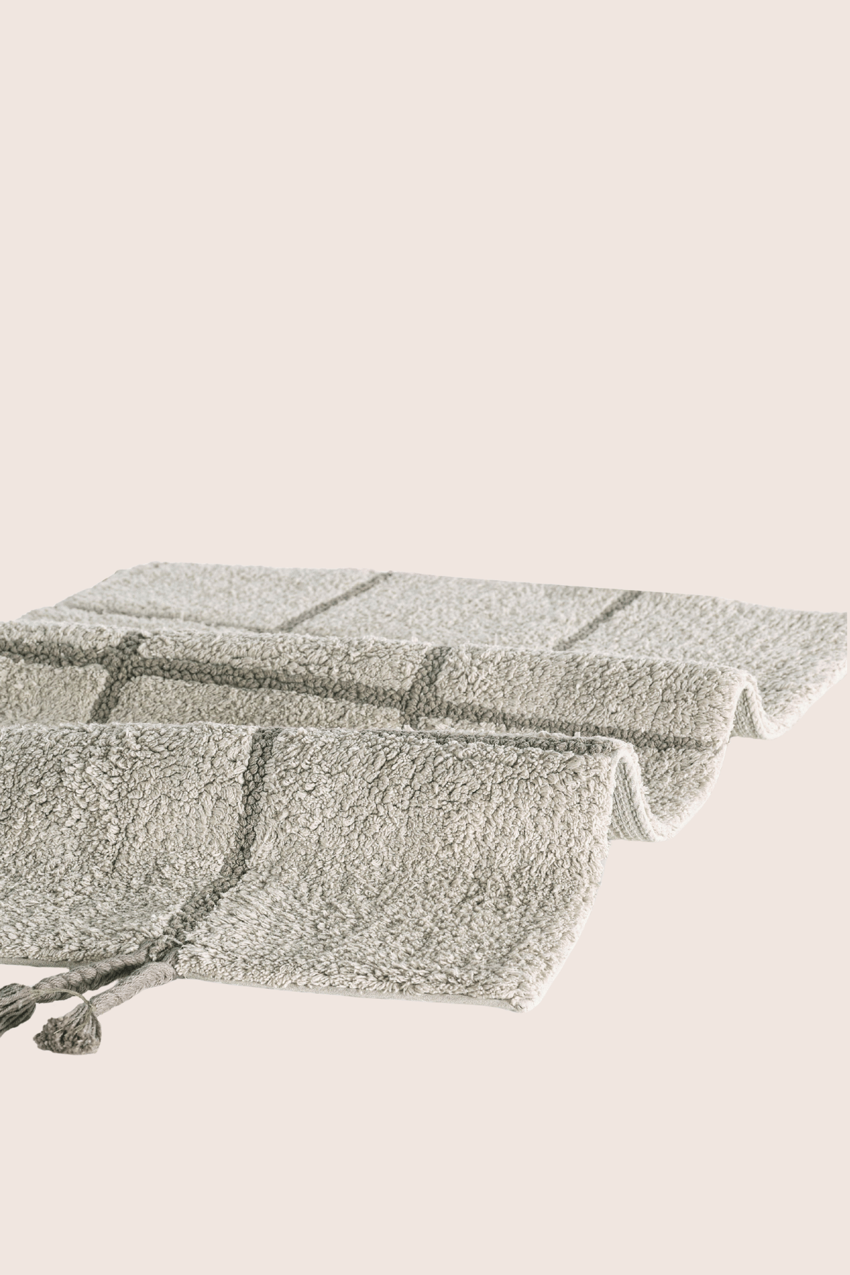 Elani Tekli Banyo Paspası %100 Pamuk 50x80 cm Mint