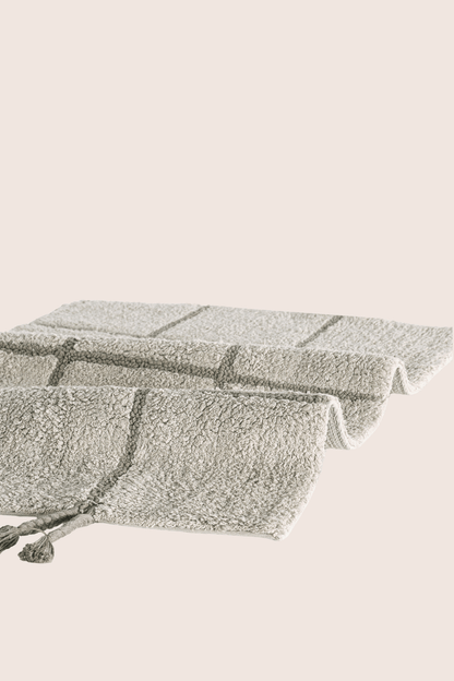 Elani Tekli Banyo Paspası %100 Pamuk 50x80 cm Mint