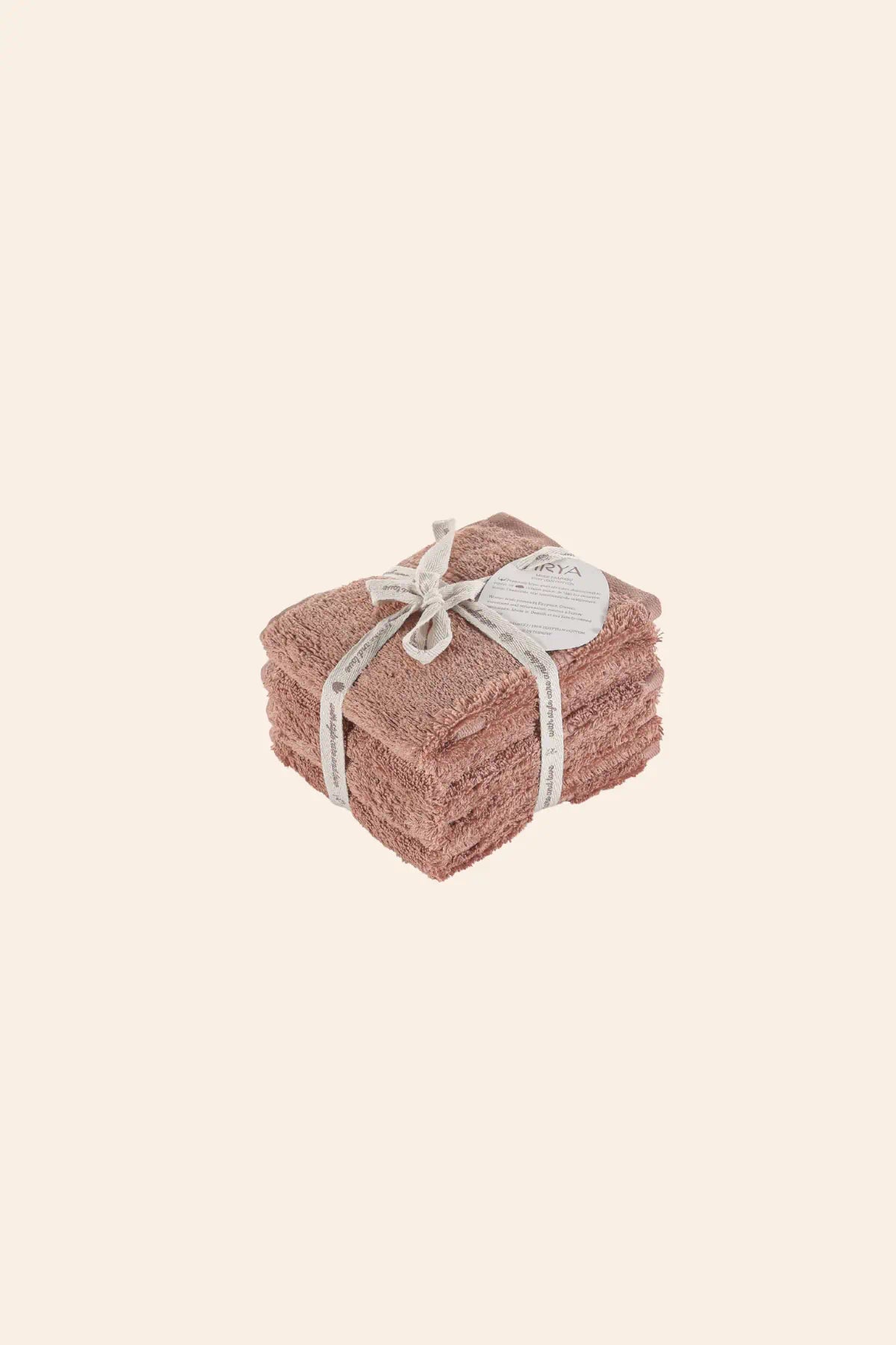 Mısır %100 Mısır Pamuğu  Havlu Seti Copper Rose