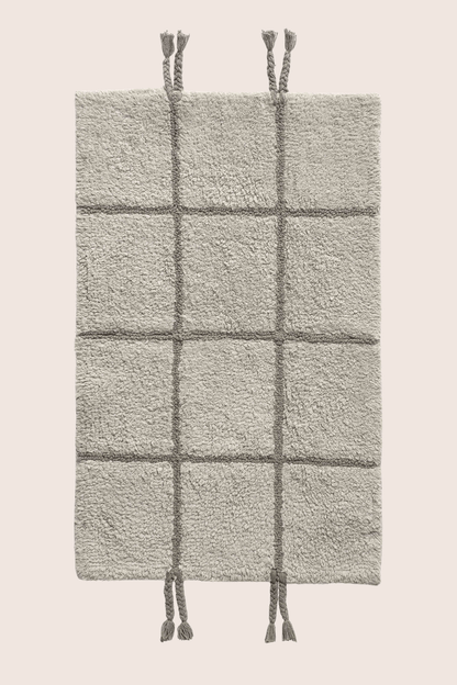 Elani Tekli Banyo Paspası %100 Pamuk 50x80 cm Mint