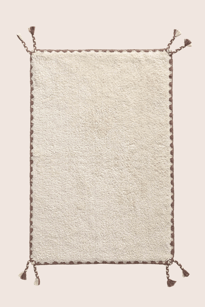 Vina Tekli Banyo Paspası Bambu 50x80 cm Açık Bej