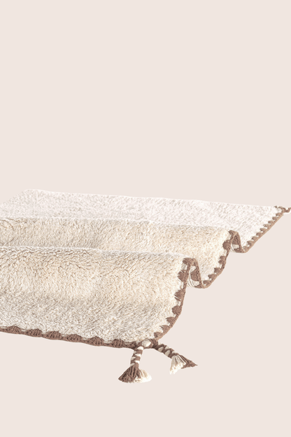 Vina Tekli Banyo Paspası Bambu 60x100 cm Açık Bej