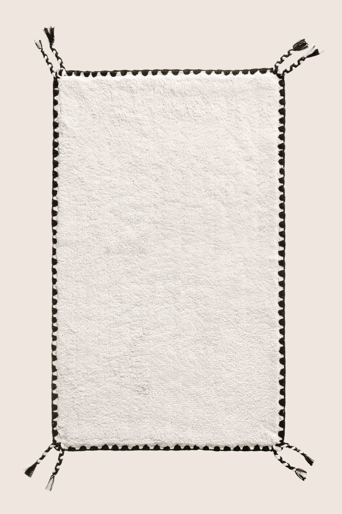 Vina Tekli Banyo Paspası Bambu 60x100 cm Ekru