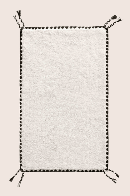 Vina Tekli Banyo Paspası Bambu 60x100 cm Ekru