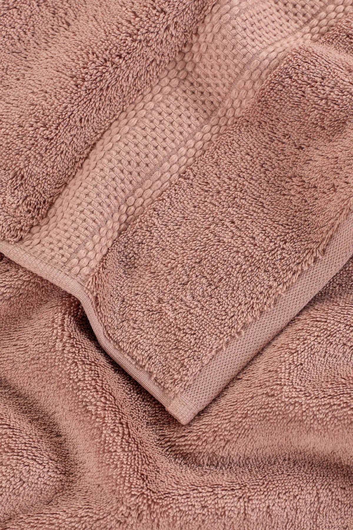 Mısır %100 Mısır Pamuğu  Havlu Seti Copper Rose