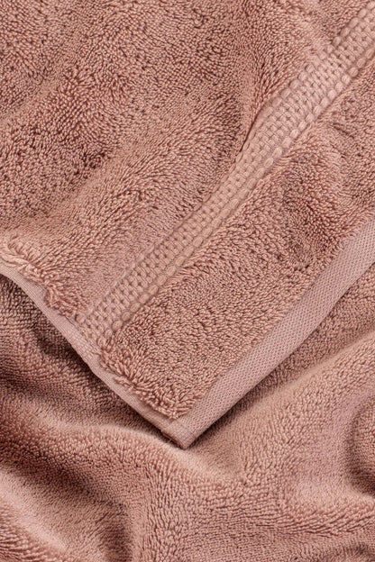 Mısır %100 Mısır Pamuğu  Havlu Seti Copper Rose