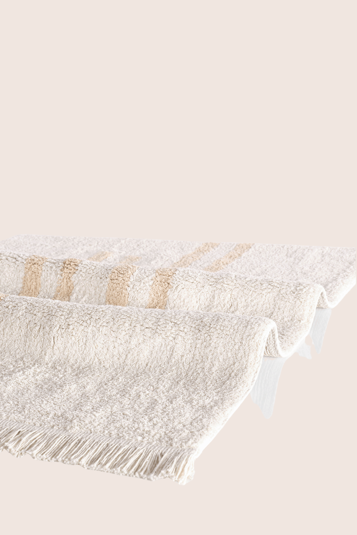 Bound Tekli Banyo Paspası %100 Pamuk 70x120 cm Beyaz