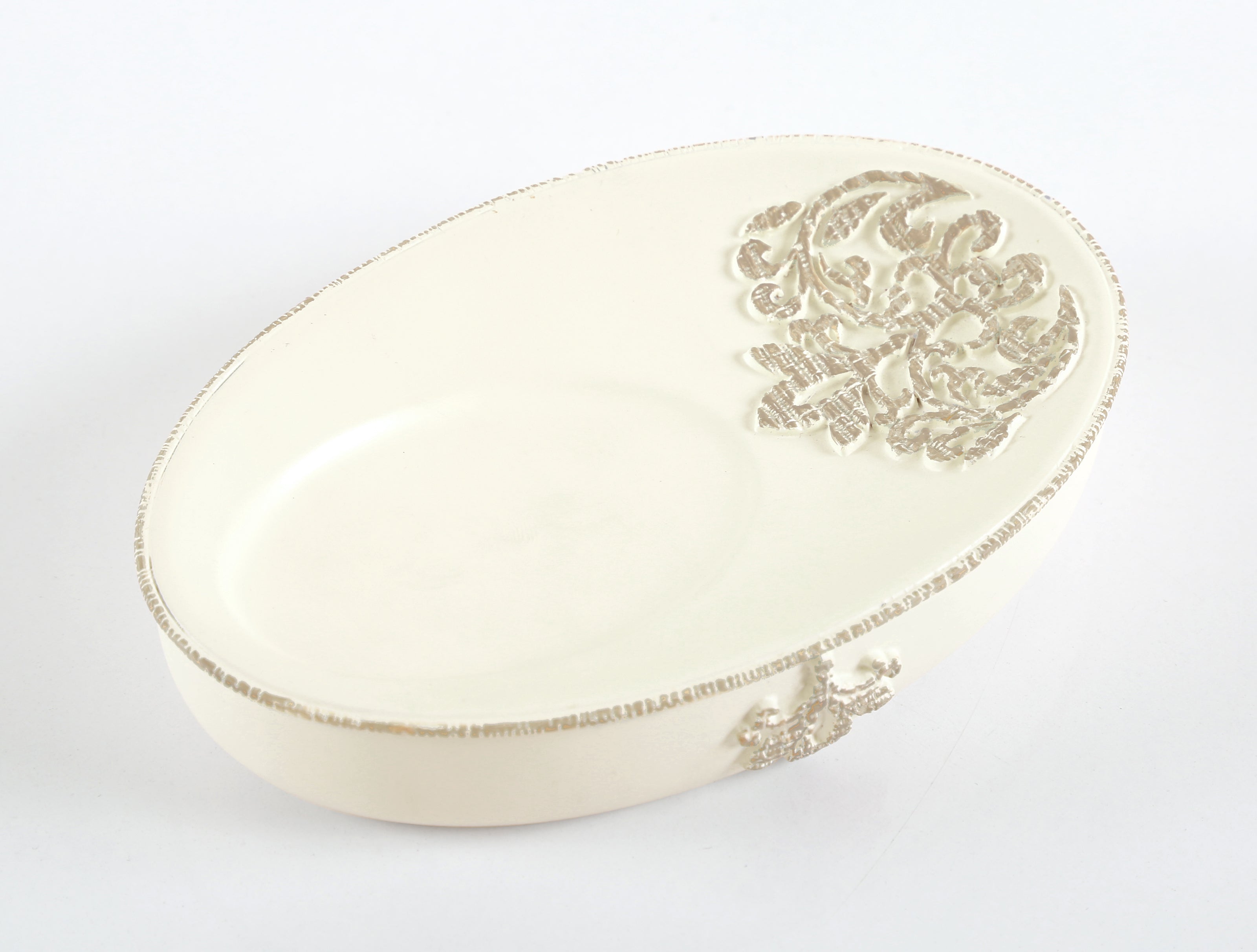 Julian Solid Soap Dish Ecru