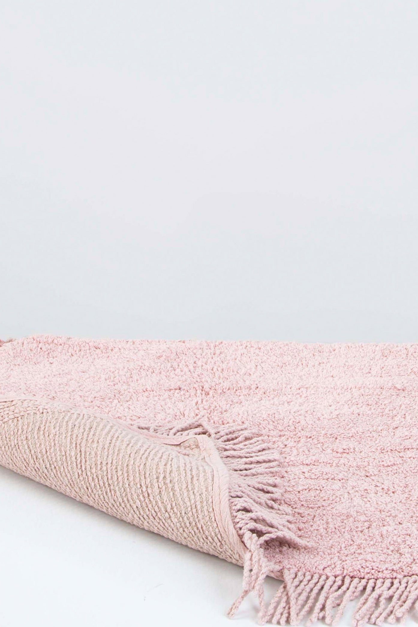 Loris Tekli Banyo Paspası %100 Pamuk 70x110 Pembe