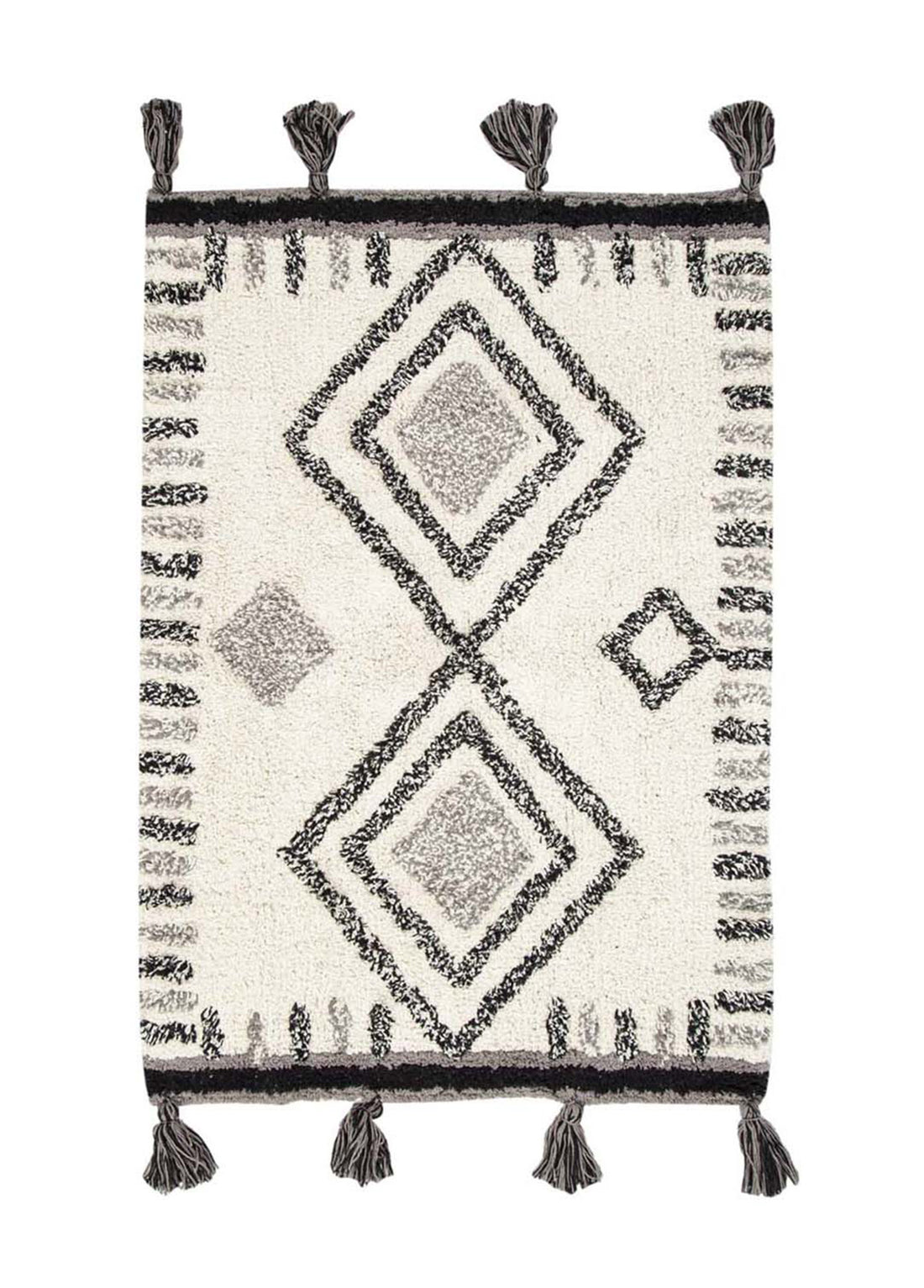 Martina Single Bath Mat 100% Cotton 60x90 Grey
