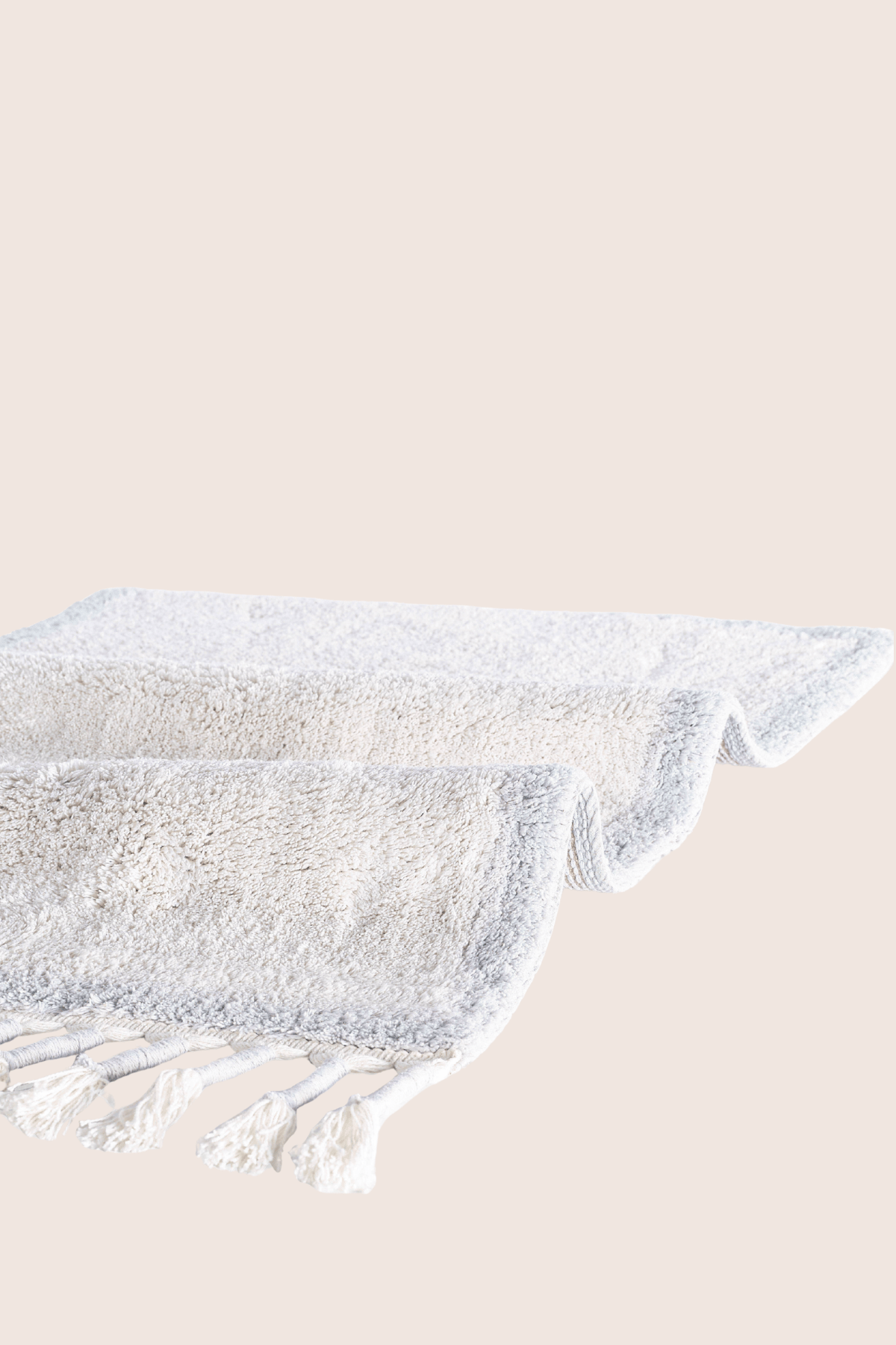 Root 2’li Takım Banyo Paspası %100 Pamuk 40x60+60x90 cm Buz Mavi