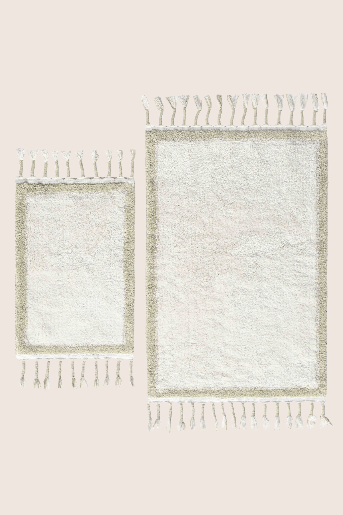 Root 2’li Takım Banyo Paspası Bambu 40x60+60x90 cm Mint