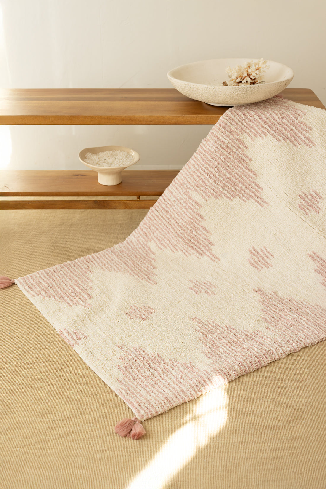 Mistic Single Bath Mat 100% Cotton 70x110 Pink