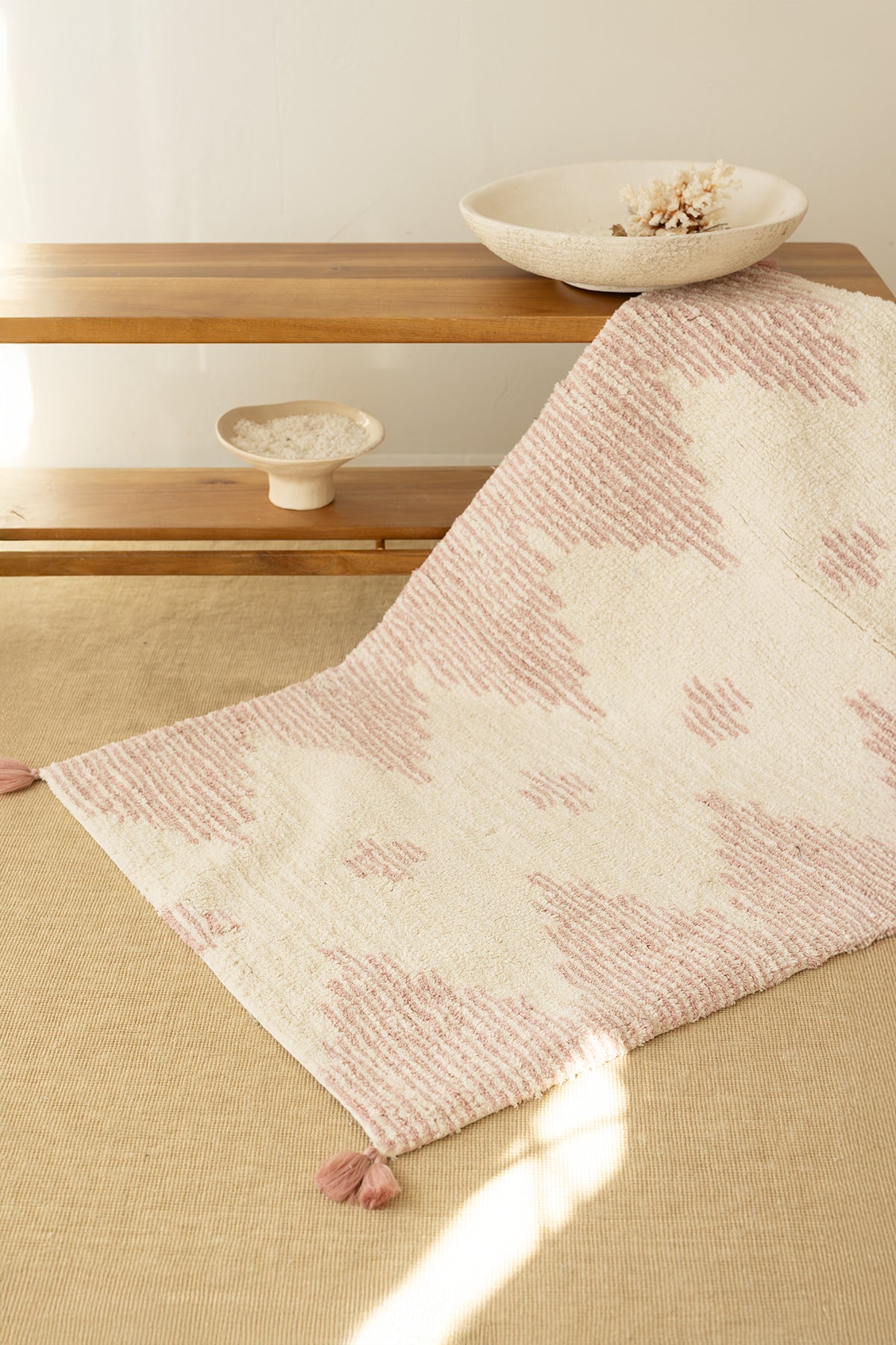 Mistic Single Bath Mat 100% Cotton 70x110 Pink