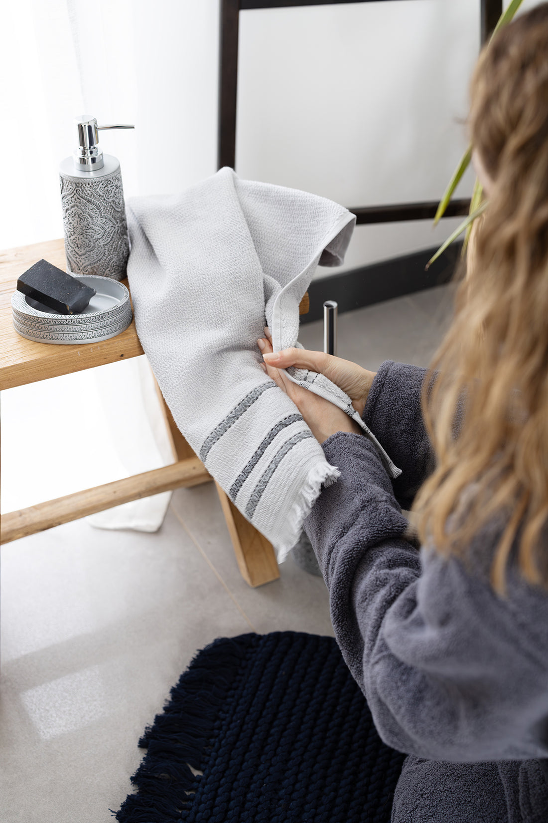 Integra Bath Towel 90x150 cm Gray