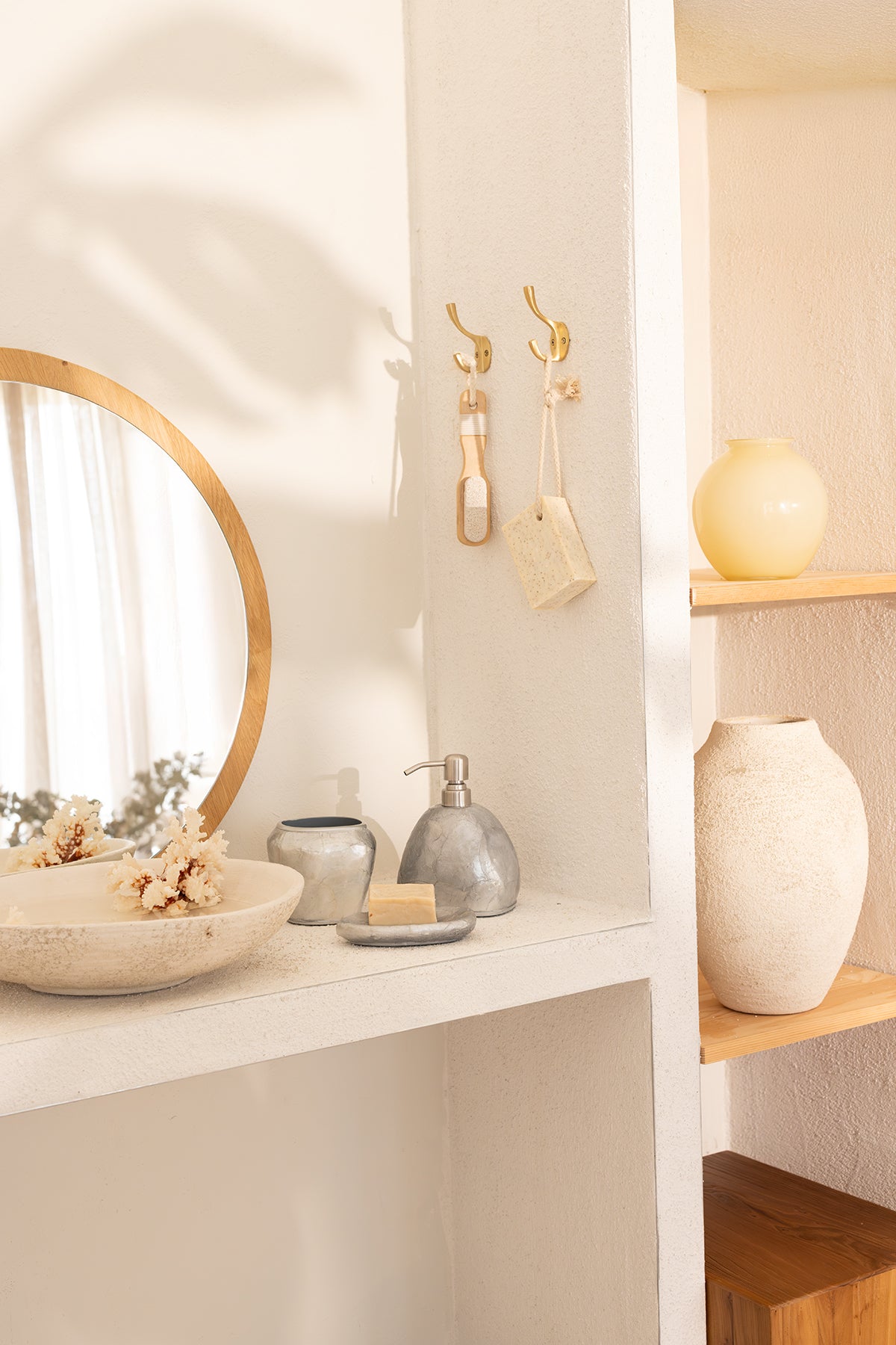 Sedef 3 Parça Banyo Seti Gri