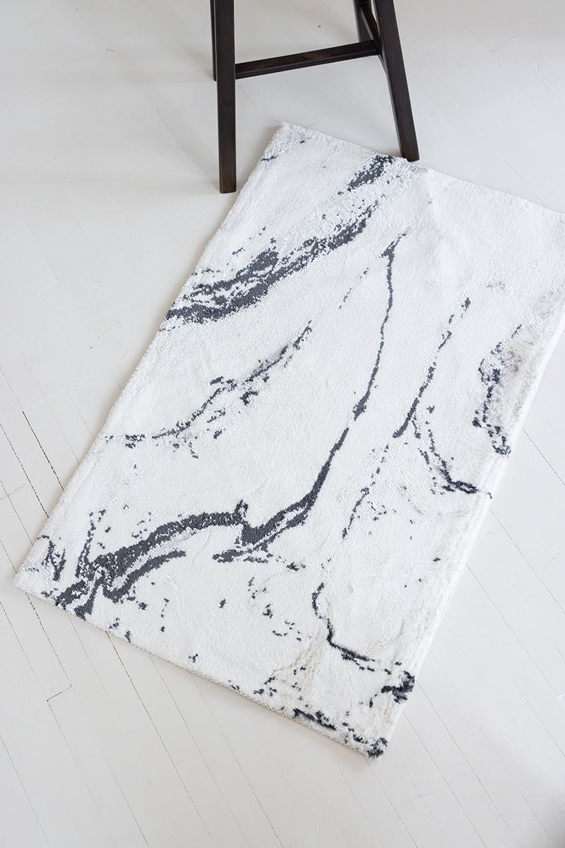 Marmera Tekli Banyo Paspası 60x100 Koyu Gri